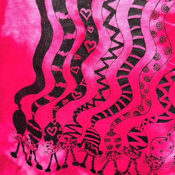 Vintage 1990 Cats T-Shirt - Picture 5 of 7